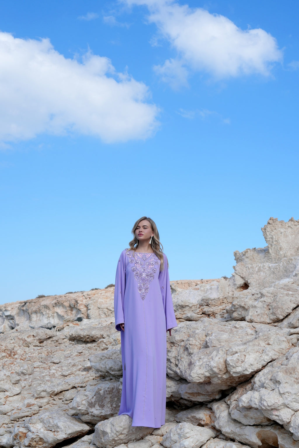 Moonlit Pearl Kaftan