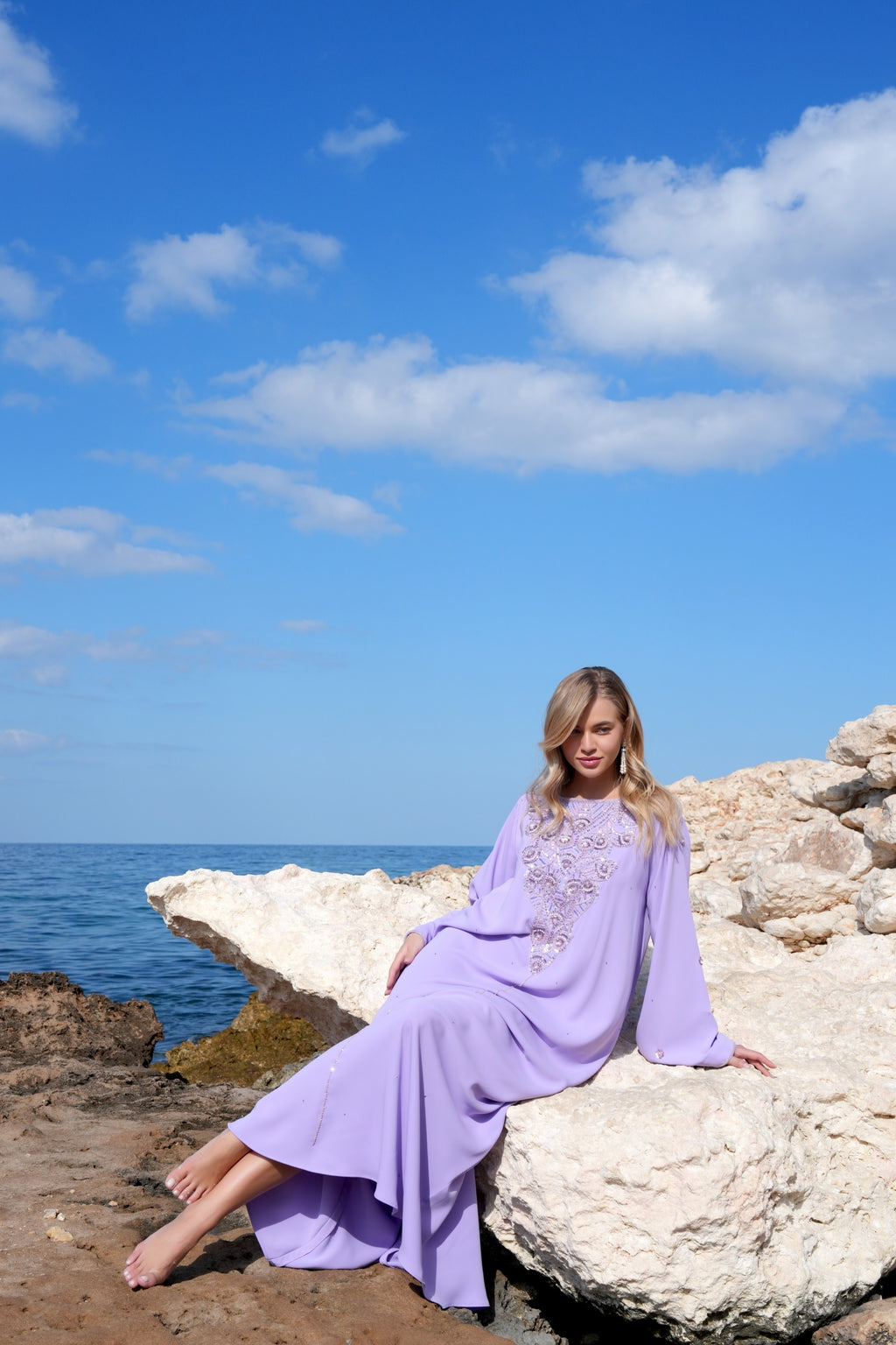 Moonlit Pearl Kaftan